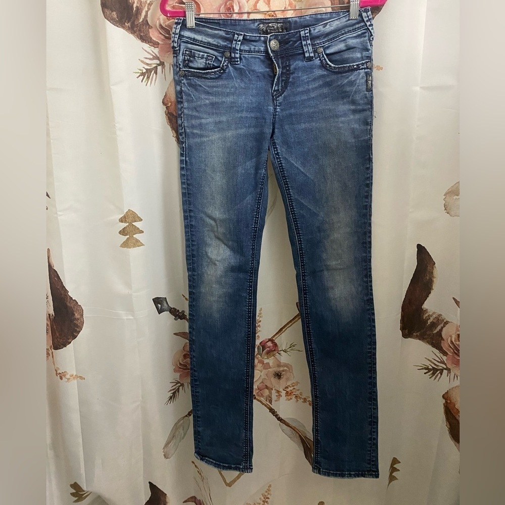 Size 27 x 33 silver “aiko” jeans​​​​​​
